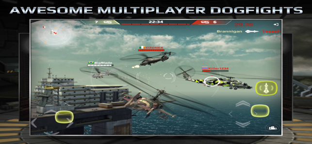 Battle Copters, game for IOS