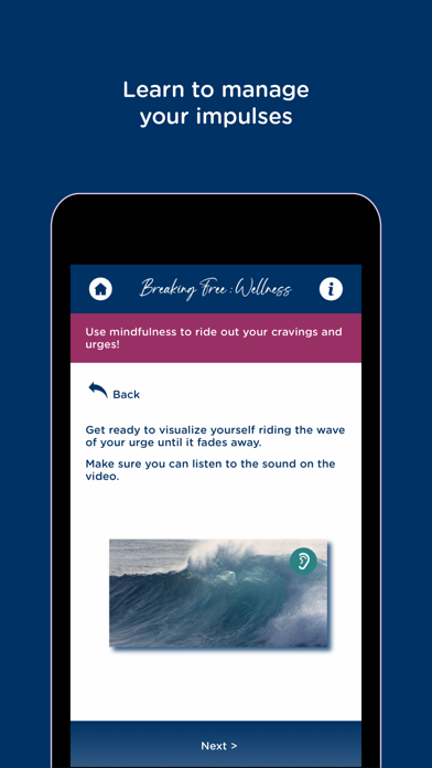 Breaking Free: Wellness Screenshot