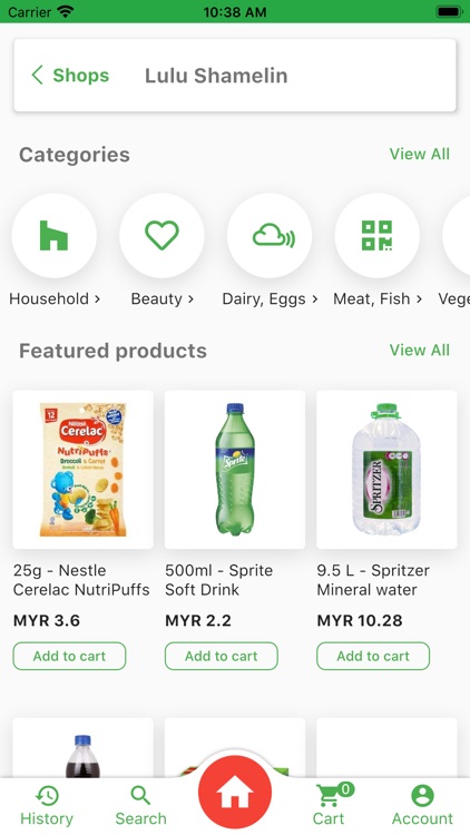 Minimart Grocery Shopping App