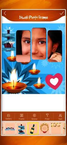 Game screenshot Diwali Photo Frame - Sticker apk