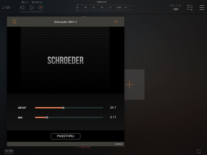 Schroeder AUv3 Reverb
