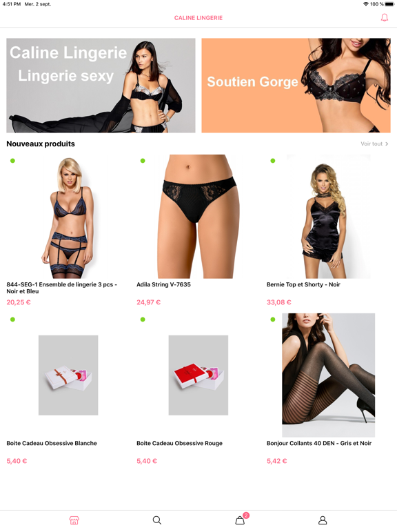 Screenshot #4 pour Caline Lingerie