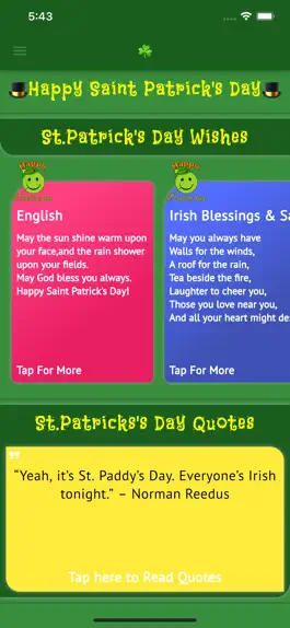 Game screenshot St. Patrick's Day Images Cards mod apk