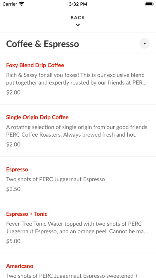 #3. Foxy Loxy Cafe (iOS) 由: ChowNow