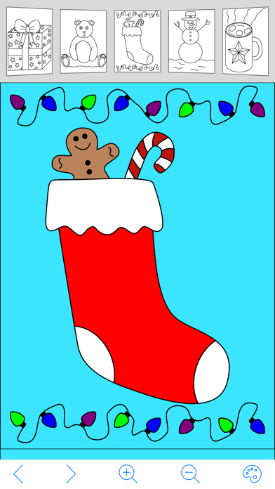 My Holiday Coloring Book Free screenshot 3