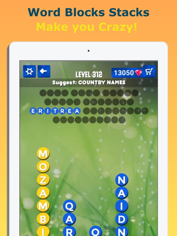 Screenshot #6 pour Word Blocks Stacks