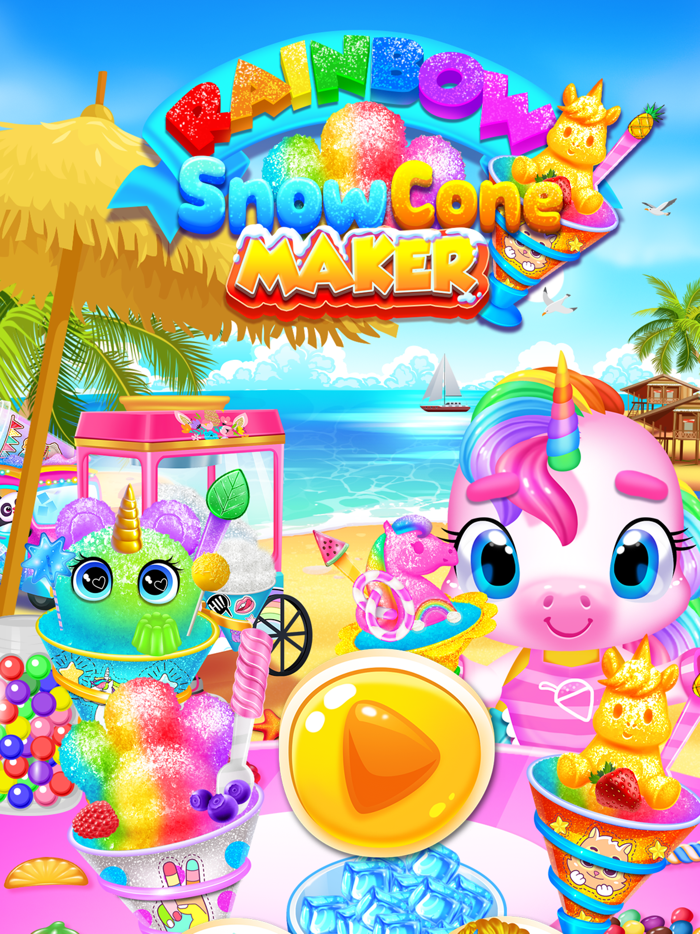 Rainbow Frozen Snowcone Maker