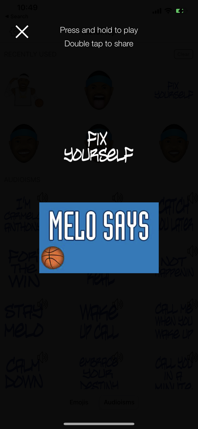 MeloMoji with Audioisms