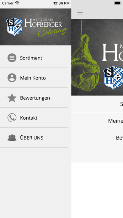 Metzgerei Hofberger Screenshot