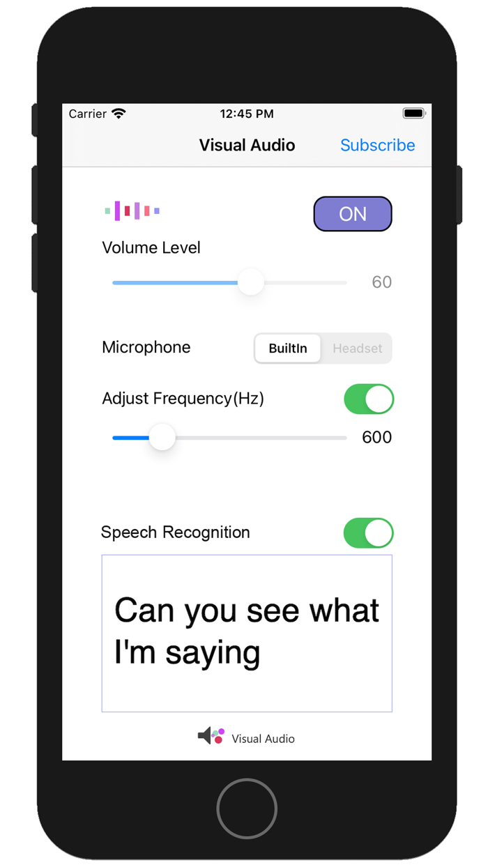 VisualAudio Hearing Aid
