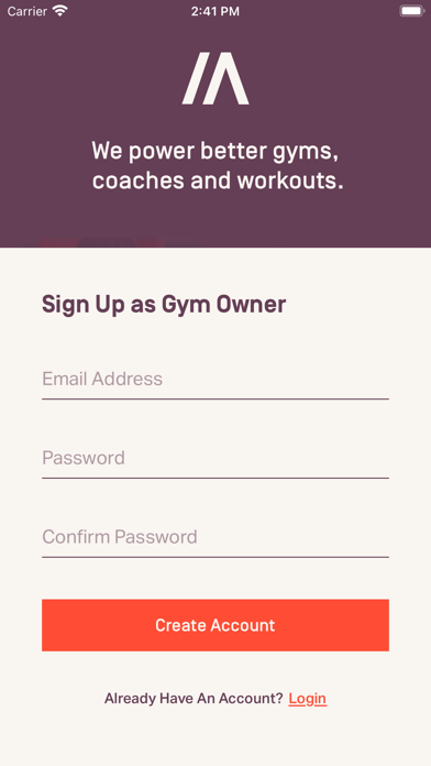 Atom Admin for Gyms & Trainers Screenshot