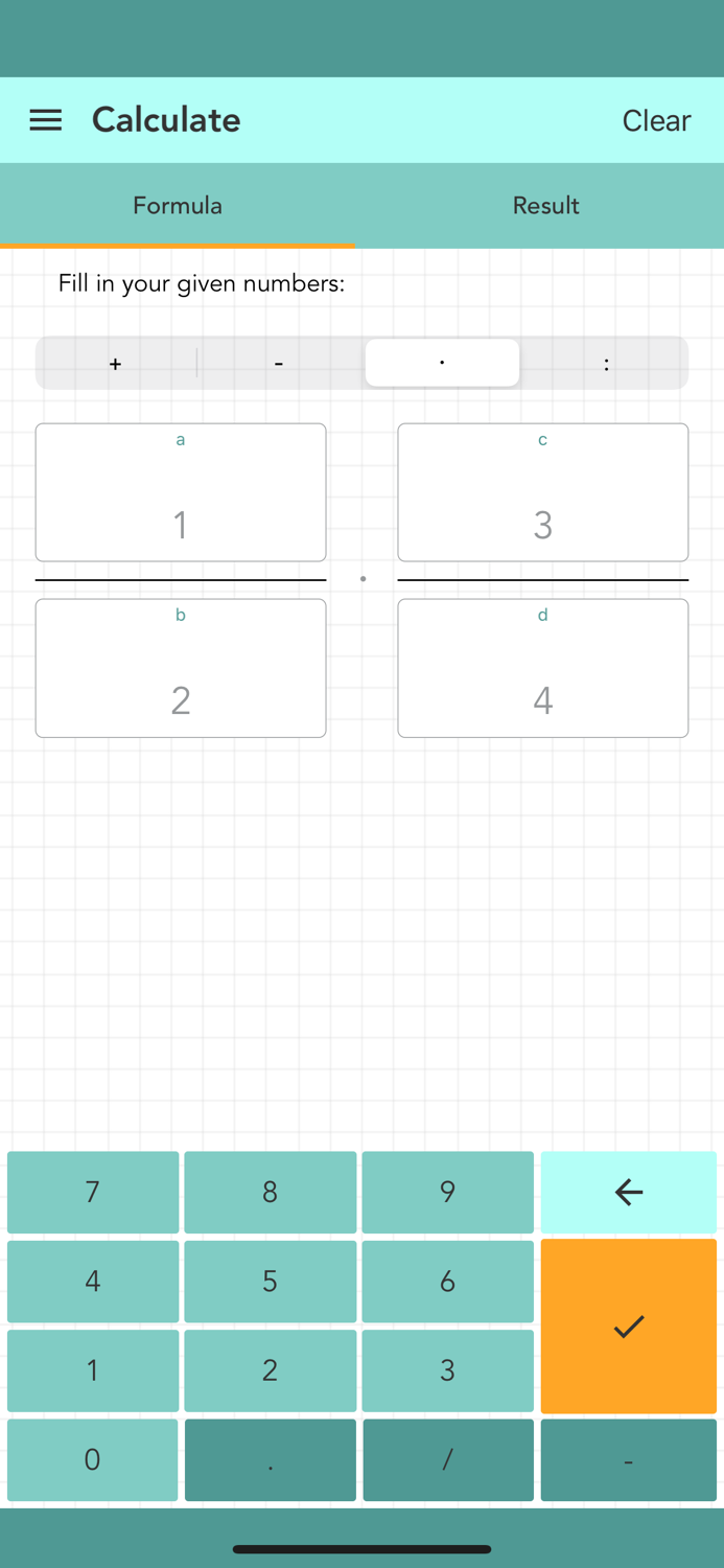 Simple Fraction Calculator
