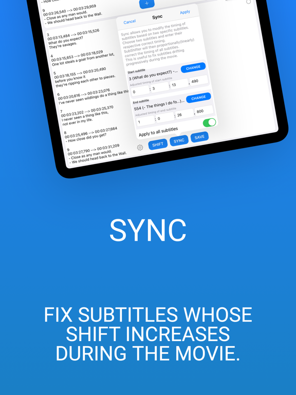 SubShifter - Fix subtitles SRTのおすすめ画像4