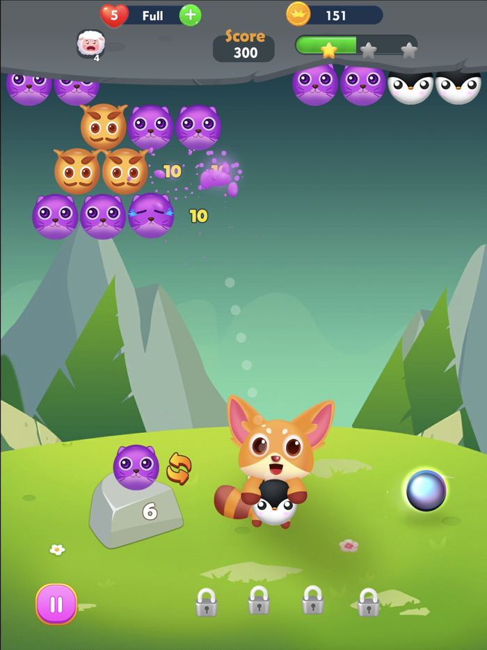 Bubble Shooter-Animals Match