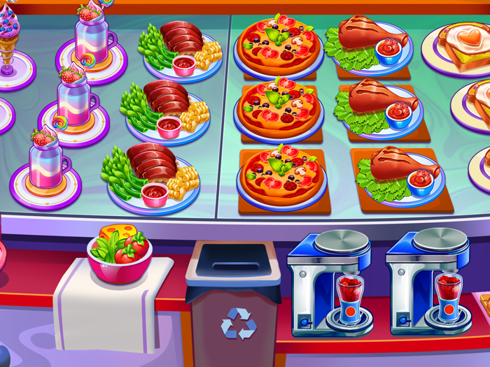 American Cooking Games kitchen