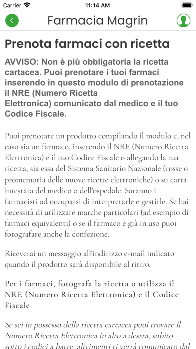 Farmacia Magrin Screenshot