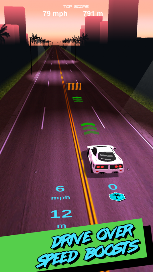 #2. Turbo ’84: Bitcoin Joyride (iOS) Von: THNDR Games