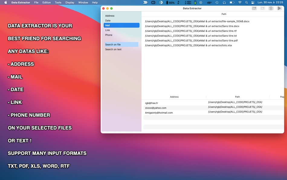Datas Extractor - 1.53 - (macOS)