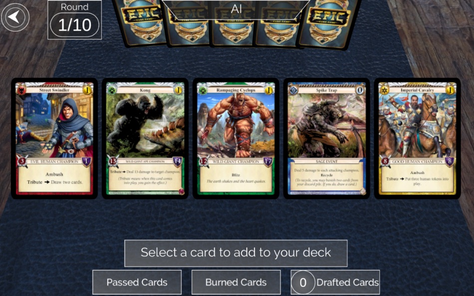 #1. Epic Card Game Digital App (macOS) 由: White Wizard Games