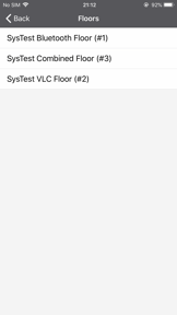 Indoor Navigation Site Enabler screenshot