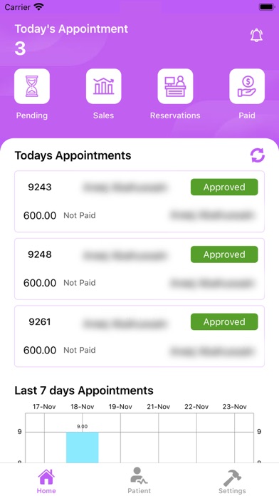 NATMCO Clinic Screenshot