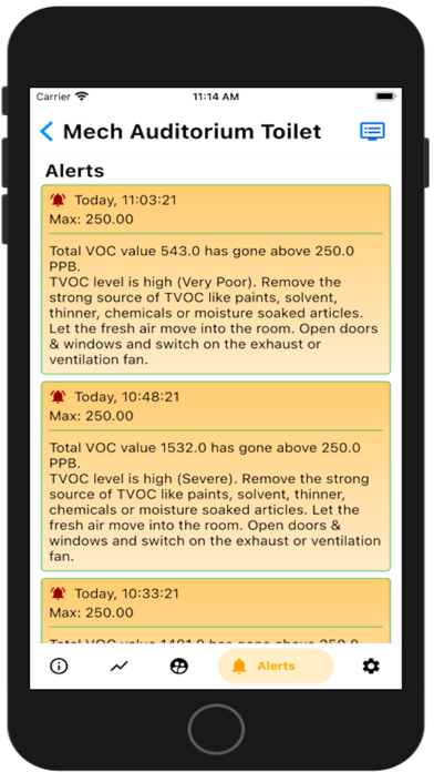 smartHHM-HealthHygieneMonitor Screenshot