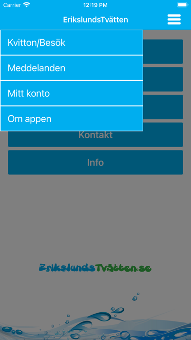 ErikslundsTvätten Screenshot