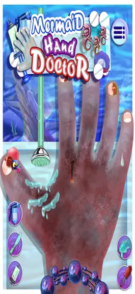 Game screenshot Little Mermaid Sea Hand Doctor apk