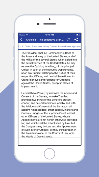 USA constitution App Screenshot