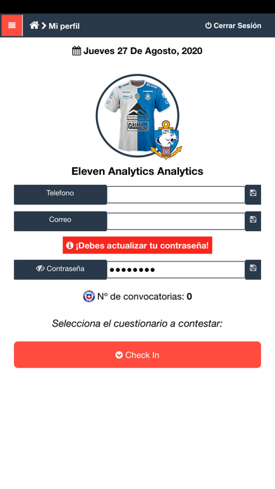 Screenshot #3 pour Portal Jugadores Antofagasta