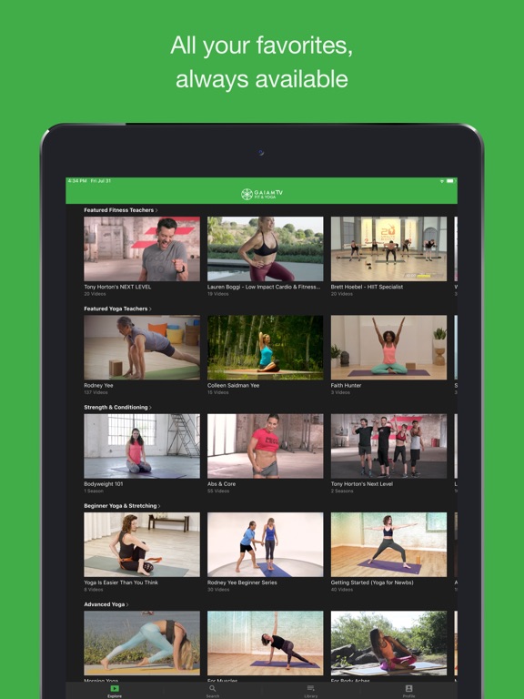 Screenshot #6 pour Gaiam TV Fit & Yoga