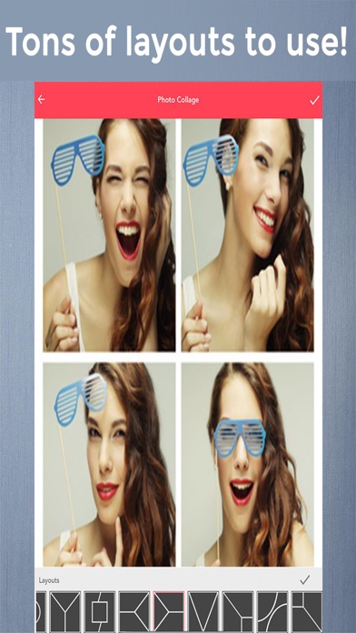 How to cancel & delete Collage My Pics Free - Split Frame Photo Maker from iphone & ipad 1