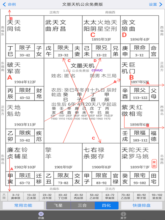 文墨天机®(基础版) 紫微斗数排盘のおすすめ画像6