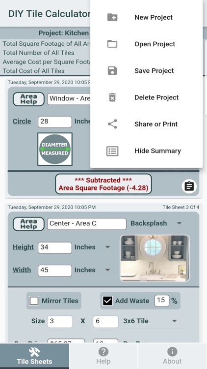 DIY Tile Calculator Pro screenshot-5