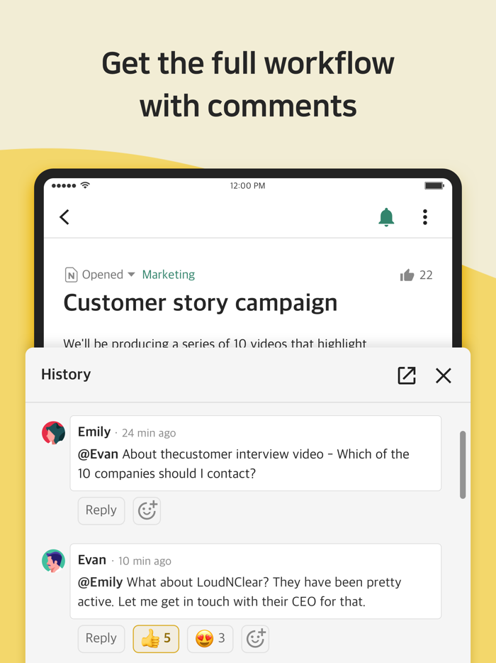 Collabee - Done in one page.