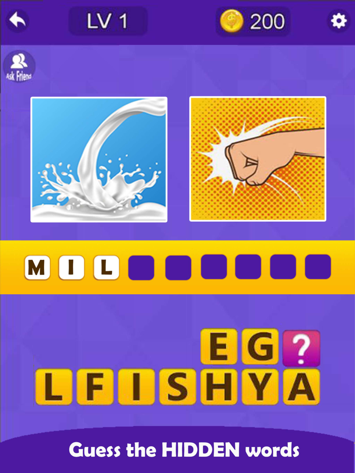 2 Pics 1 Word - Guess Word