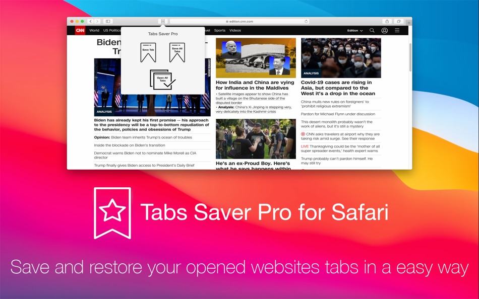 Tabs Saver Pro for Safari (macOS) 由: Cristian Gav Tabs Saver Pro for Safari (macOS) 由: Cristian Gav