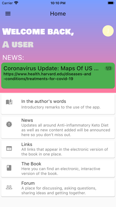 Anti Inflammatory Keto Diet Screenshot