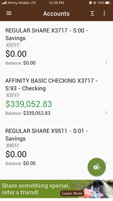 ACU Mobile Banking Screenshot