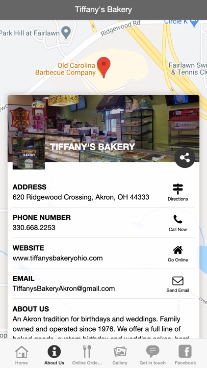 Tiffanys Bakery