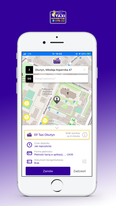 Screenshot #2 pour Elf Taxi Olsztyn