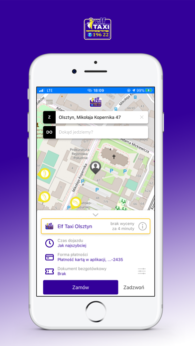 Elf Taxi Olsztyn screenshot 2