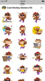 How to cancel & delete cute monkey stickers hd 1