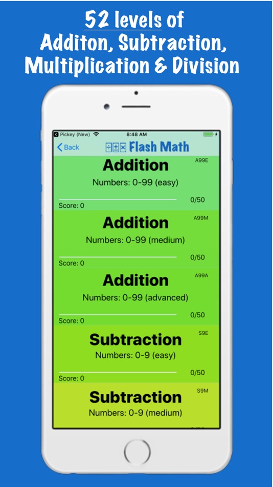 #1. Flash Math: Rapid Recall Game (iOS) 由: Cyborg Syndicate, LLC