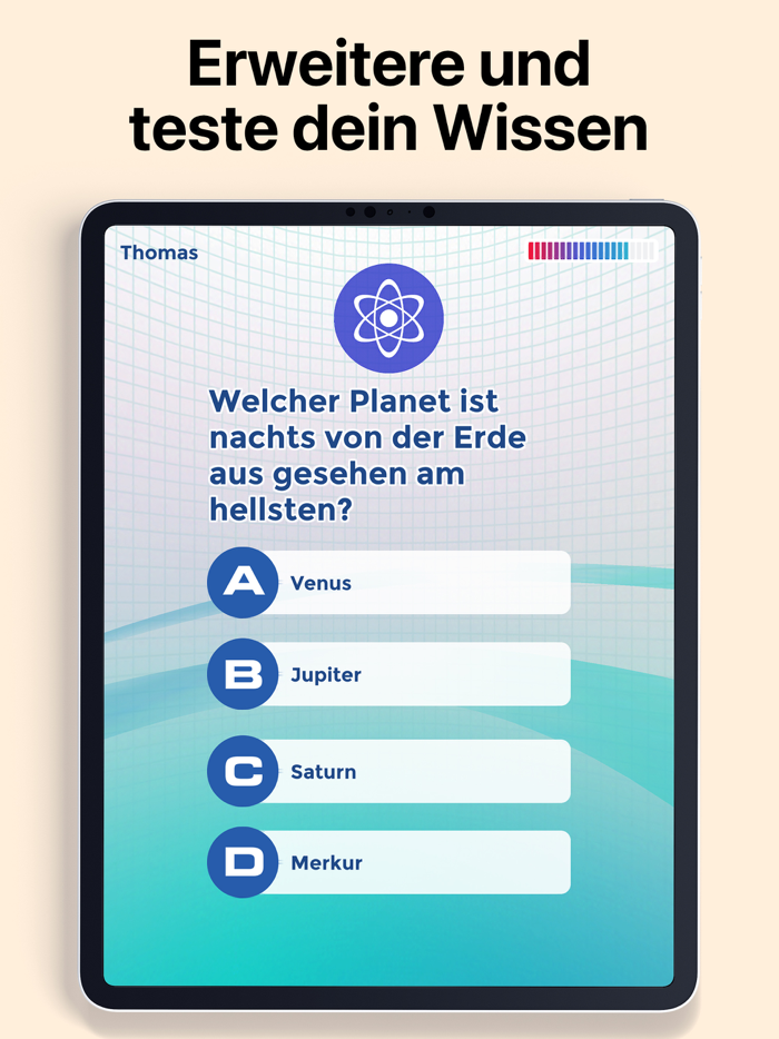 Wissenstraining. Das Quiz.