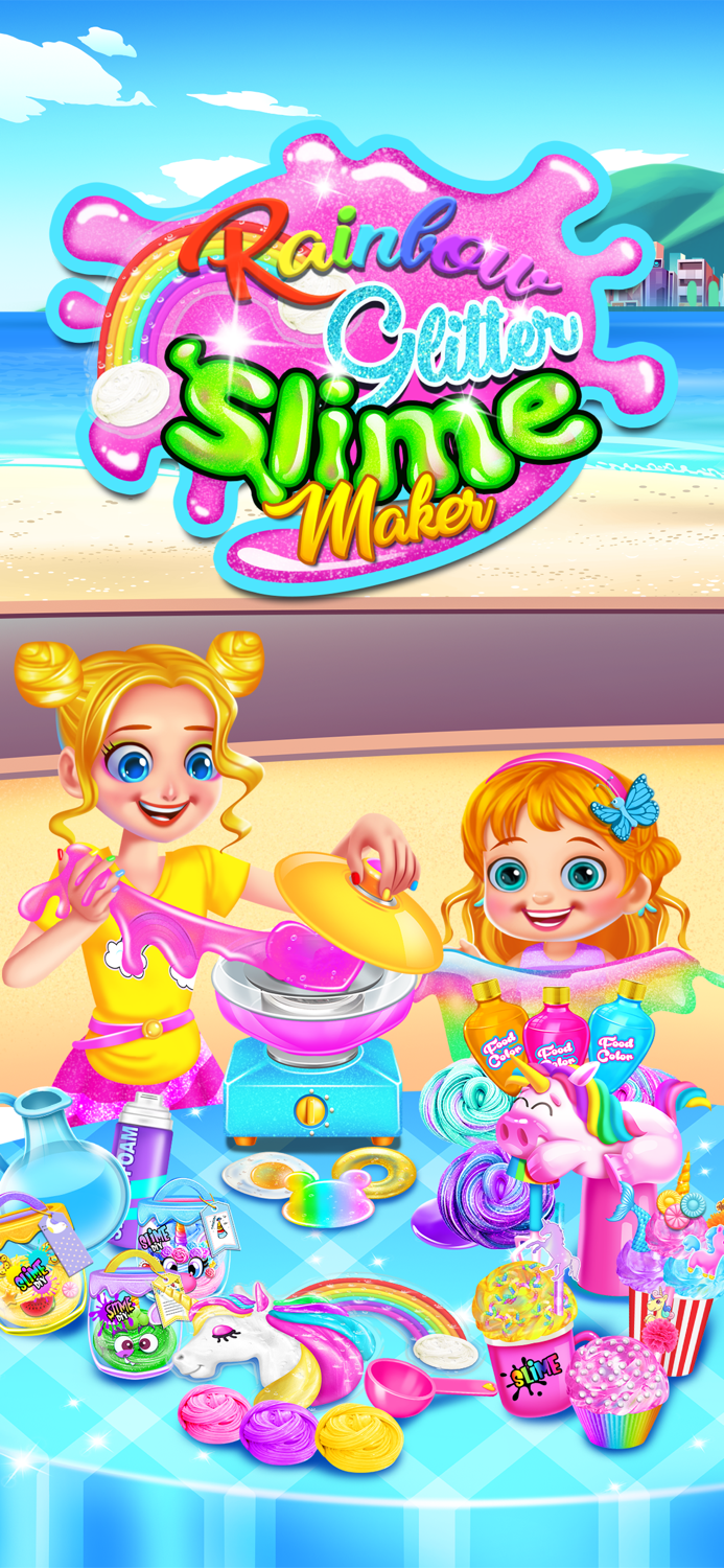 Rainbow Glitter Slime Maker