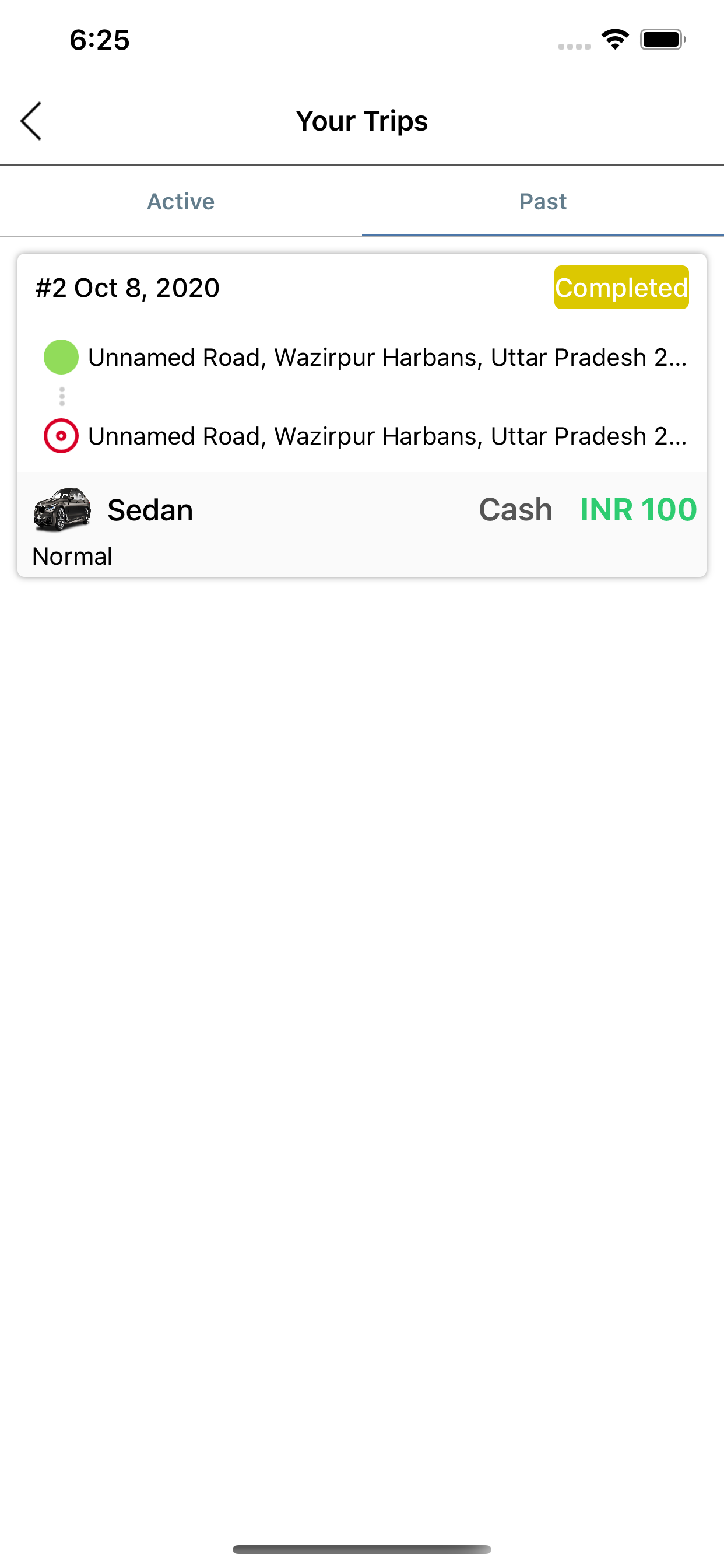A2B passenger app