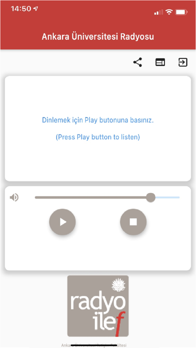 Ankara Üniversitesi Radyosu Screenshot