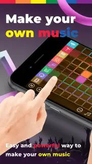 easy beat maker & dj mixer pad iphone screenshot 1