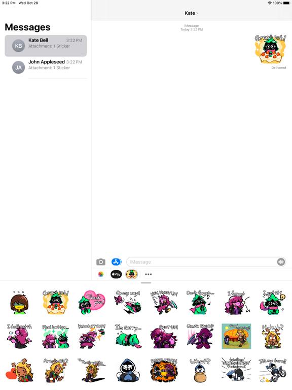 Screenshot #4 pour DELTARUNE Stickers Vol. 1